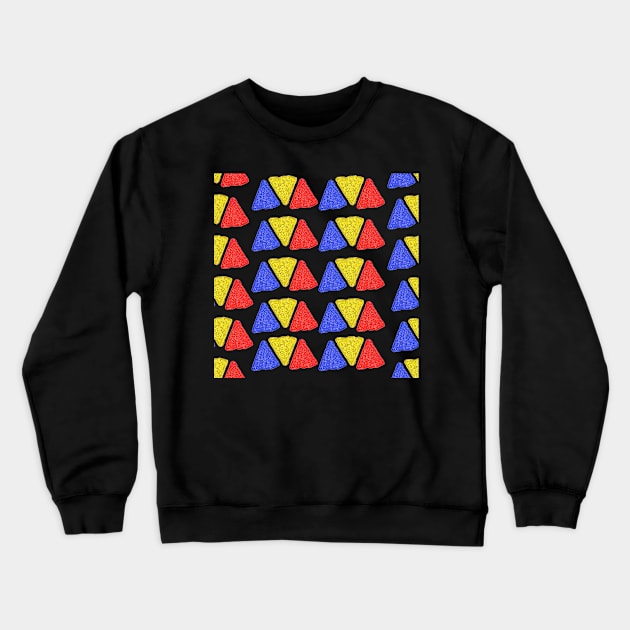 Nacho Average Cinco De Mayo Tortilla Chips Pattern Crewneck Sweatshirt by BubbleMench